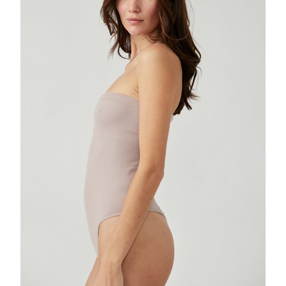 FREE PEOPLE Tati Seamless Tube Bodysuit / Etherea - Picture 3 of 7